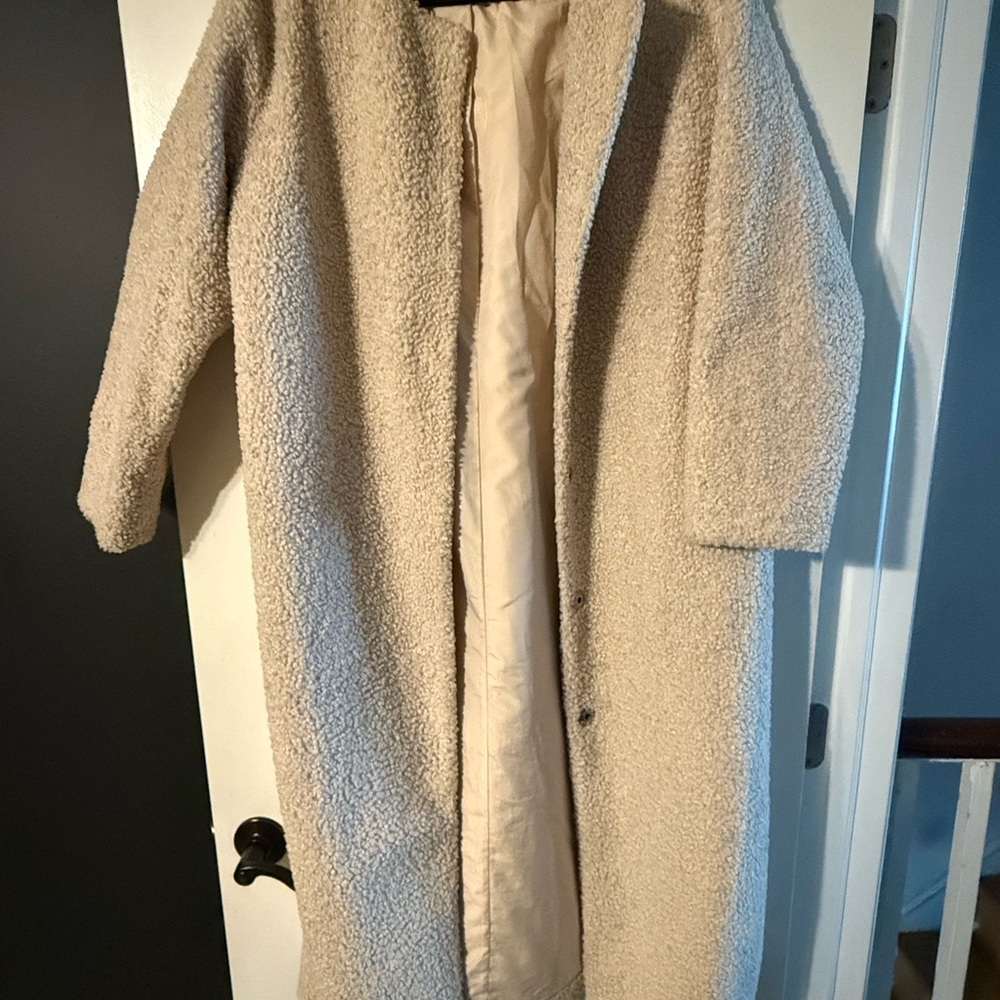 Prologue Cream Teddy Jacket